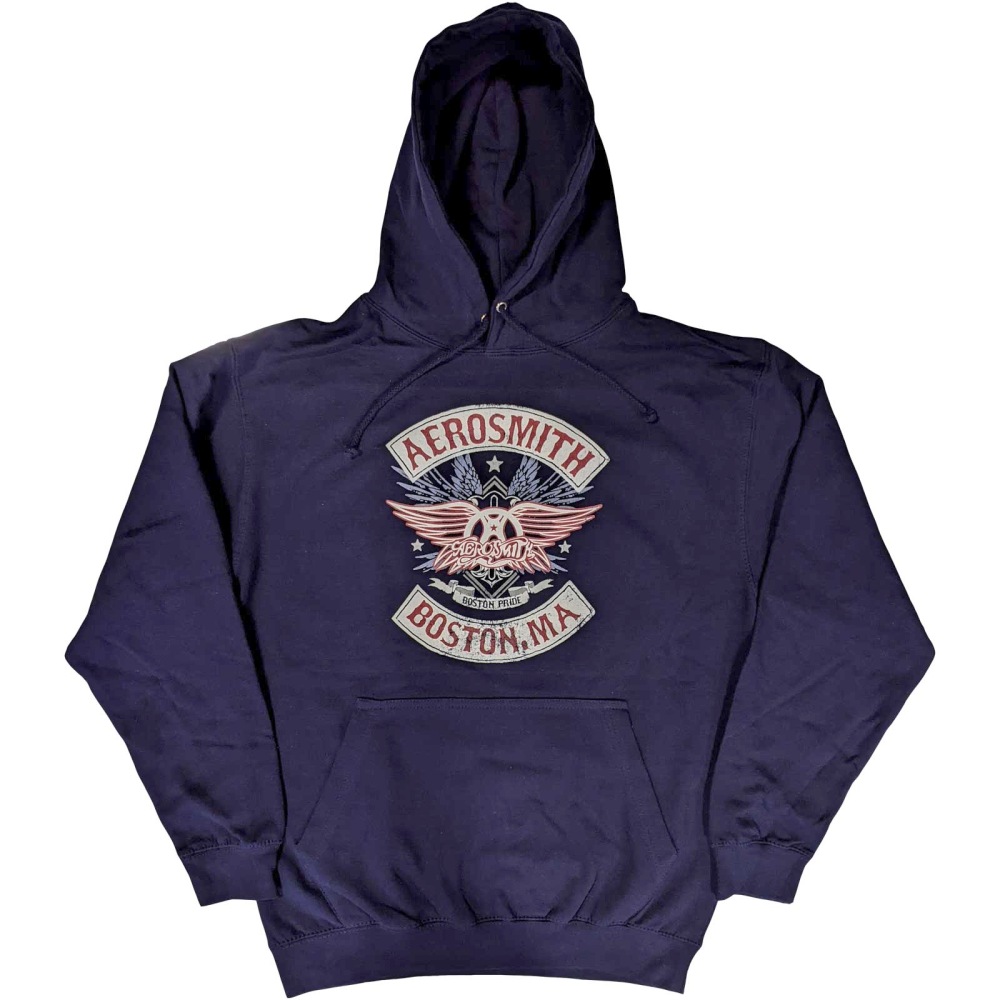 Aerosmith - Boston Pride Sweat à capuche - Bleu